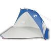 vidaXL Tenda da Spiaggia Blu Azzurro 268x223x125 cm in Poliestere 185T
