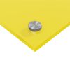 vidaXL Rivestimento da Cucina 2 pcs Giallo 120 x 60 cm vetro temperato