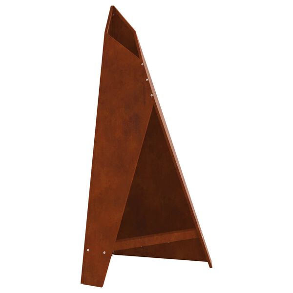 vidaXL Focolare Marrone 58 x 40 x 100 cm