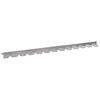 vidaXL Bordura per Prato 10 pcs 102 x 4 x 4 cm Acciaio Argento