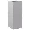 vidaXL Fioriera Argento 32x29x75 cm in Acciaio Zincato