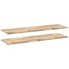vidaXL Mensole da Parete 2 pz 160x40x2 cm Legno Acacia Non Trattato