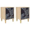 vidaXL Armadio da Notte DOKKUM 2 pz Rovere Sonoma 36 x 33 x 50 cm