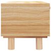 vidaXL Tavolino Marrone 80x40x30 cm Legno Multistrato e Massello Pino