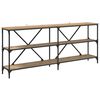 vidaXL Tavolo consolle Rovere artigianale 180 x 30 x 75 cm