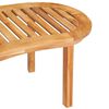 vidaXL Set Salotto da Giardino 4 pz Design Curvo in Massello di Teak