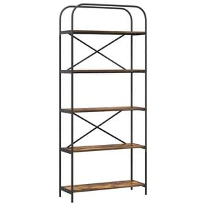 vidaXL Libreria 5 livelli 80 x 30 x 183 cm Legno ingegnerizzato