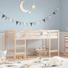 vidaXL Letto Soppalco con Scala Bambini 90x200 cm Legno Massello Pino
