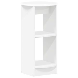 vidaXL Mobile laterale Bianco Legno ingegnerizzato