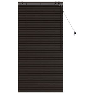 vidaXL Tenda Veneziana Marrone Scuro 80 x 160 cm 35 mm