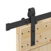 vidaXL Porta Scorrevole con Set Hardware 80x210 cm Legno Massello Pino