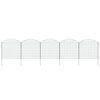 vidaXL Set Recinzione da Giardino ad Arco 77,5x78,5 cm Verde