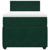 vidaXL Giroletto a Molle con Materasso Verde Scuro 80x200 cm Velluto
