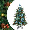 vidaXL Albero di Natale artificiale con 150 LED Verde 120 cm