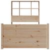 vidaXL Letto Libreria senza Materasso 90x190 cm Legno Massello Pino