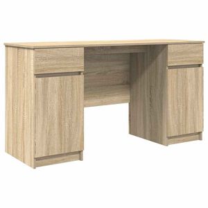 vidaXL Scrivania rovere sonoma Legno ingegnerizzato 140 x 49 x 76 cm