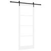 vidaXL Porta scorrevole Bianco 93 x 232 cm