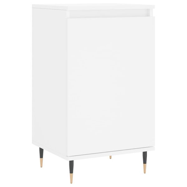 vidaXL Credenza Bianca 40x35x70 cm in Legno Multistrato