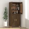 vidaXL Credenza Rovere Marrone 69,5x34x90 cm in Legno Multistrato