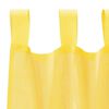 vidaXL Tende in Voile con Passanti 2 pz Giallo 140x140 cm