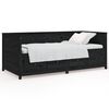 vidaXL Dormeuse Nera 90x190 cm in Legno Massello di Pino