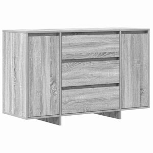 vidaXL Credenza Grigio Sonoma 120 x 41 x 75 cm Legno multistrato