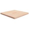 vidaXL Piano Tavolo Quadrato 70x70x4 cm Massello Rovere Non Trattato