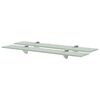 vidaXL Mensole Galleggianti 2 pz in Vetro 60x10 cm 8 mm