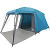 vidaXL Tenda da Campeggio con Portico Cupola 5Persone Blu Impermeabile