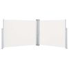 vidaXL Tenda da Sole Laterale Retrattile Crema 170x1000 cm