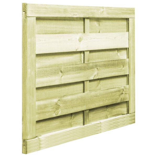 vidaXL Cancello da Giardino in Legno di Pino Impregnato 100x75cm Verde