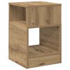 vidaXL Tavolino Rovere artigianale 30,5 x 30 x 45 cm