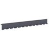 vidaXL Bordura per Prato 20 pz 102 x 10 x 4 cm Acciaio Antracite