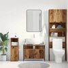 vidaXL Armadio per Lavabo da Bagno Legno vecchio 80 x 30 x 60 cm