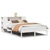 vidaXL Letto Libreria senza Materasso Bianco 120x200 cm Legno di Pino