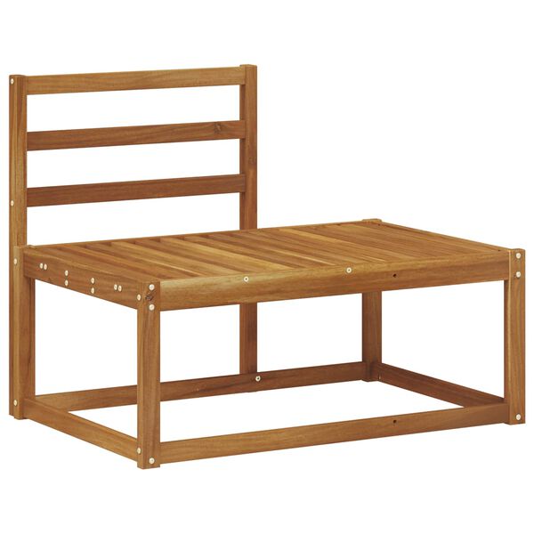 vidaXL Divano da Esterno Naturale 91 x 63 x 73 cm