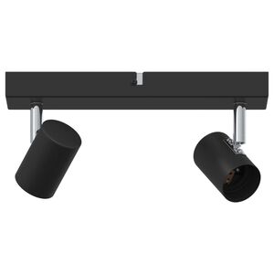 vidaXL Faretto da soffitto Nero 26 x 6.5 x 11.5 cm Acciaio