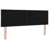 vidaXL Testiera con testiera Marrone Scuro 160 cm Pelle Sintetica
