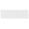 vidaXL Tenda in Pizzo con tende Bianco 100 x 500 cm Poliestere