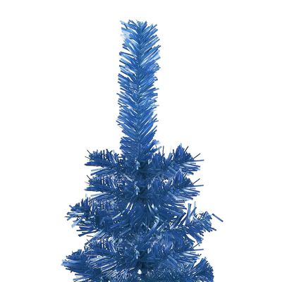vidaXL Albero di Natale Sottile Blu 240 cm