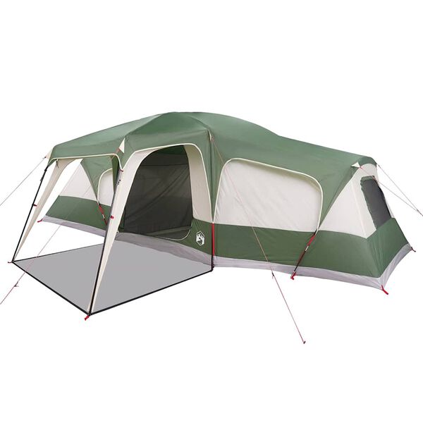 vidaXL Tenda da Campeggio con Portico a Cupola 9 Persone Impermeabile