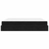 vidaXL Struttura letto con materasso con materasso 2 pcs Nero Velluto