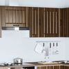 vidaXL Pensile da Cucina Lucca Rovere Marrone in Legno Multistrato