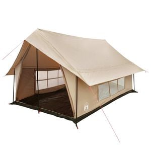 vidaXL Tenda Capanna Crema 340 x 246 x 210 cm Policotone