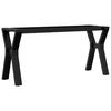 vidaXL Telaio Gambe a Y per Tavolino da Salotto 90x30x43 cm in Acciaio