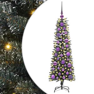 vidaXL Albero di Natale artificiale con 150 LED Verde 120 cm