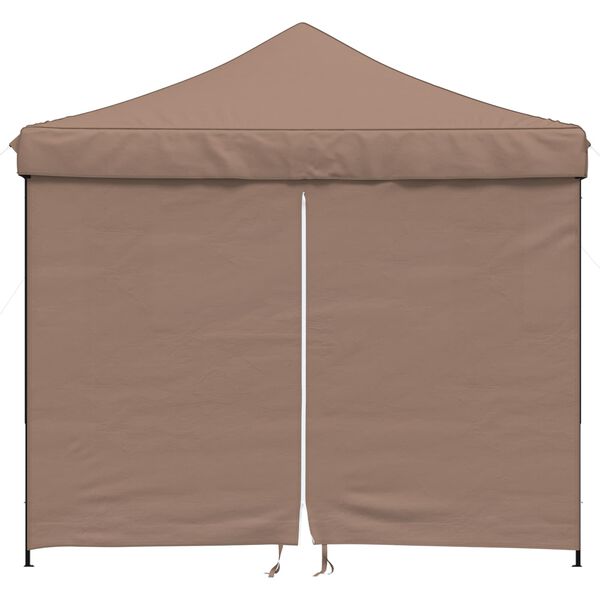 vidaXL Tenda Party Marrone 292 x 292 x 315 cm Tessuto Oxford