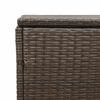 vidaXL Baule da Giardino Marrone 220x50x58 cm in Polyrattan