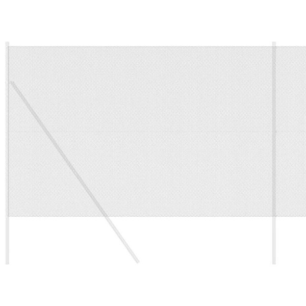 vidaXL Recinzione Esagonale Grigio 1.5 x 50 m Acciaio