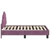 vidaXL Struttura letto per bambini con testata Viola 70 x 140 cm